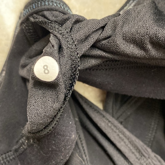 LULULEMON black no linits layered tank top sports bra 8 - Picture 2 of 3